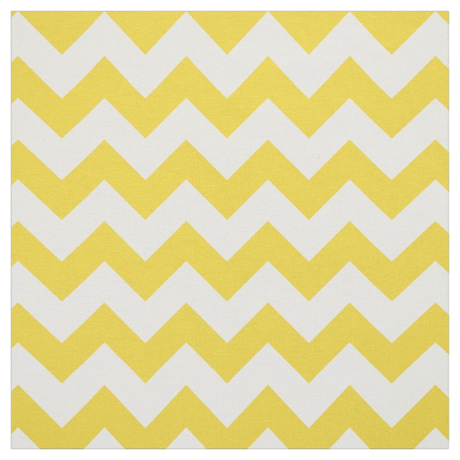 Tela El zigzag amarillo raya el modelo de Chevron (Retal)