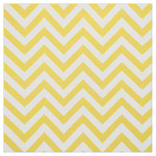 Tela El zigzag amarillo y blanco raya el modelo de