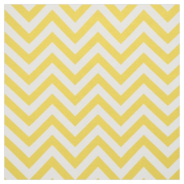 Tela El zigzag amarillo y blanco raya el modelo de (Retal)