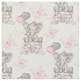 Tela Elefante de espuma rosa