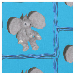Tela - Elefante en Marco