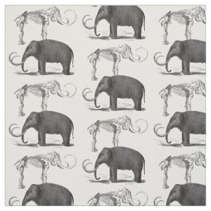 Tela Elefante prehistórico del mamut lanoso
