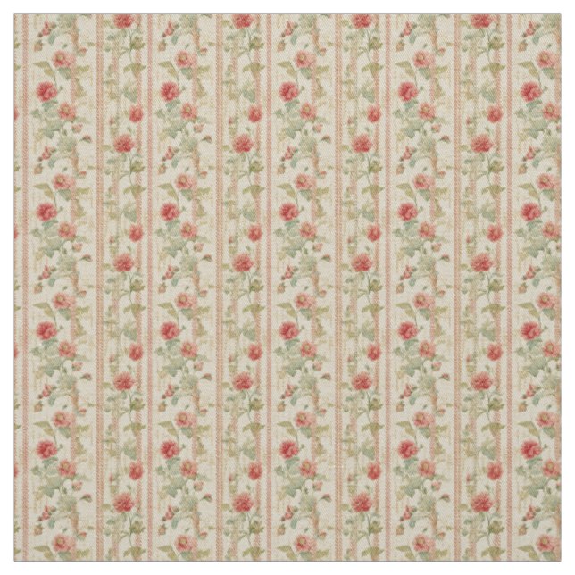 Tela Elegancia de franja Rosa rústica (Retal)