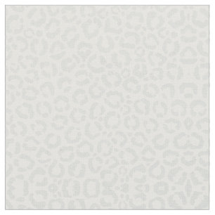 Tela Elegante animal de leopardo gris blanco