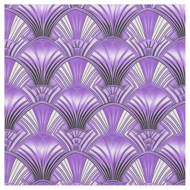 Tela Elegante arco de Art Decó Púrpura (De cerca)