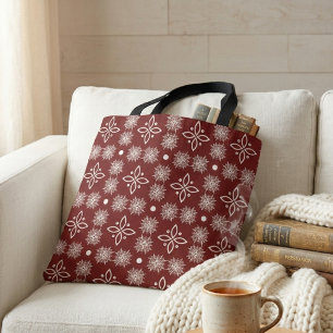 Tela Elegante bolso tote de damasco floral en rejilla c