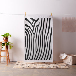 Tela elegante del estampado de zebra