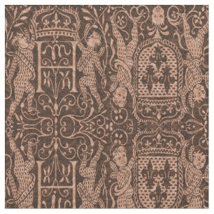 Tela Elegante estilo Gótico Fleur de Lys Chateau