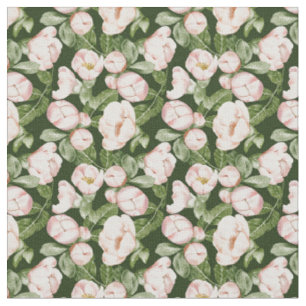 Tela Elegante floral Moda moderna Seamless Verde Rosa
