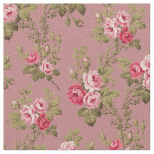 Tela Elegante fondo Rosa Rosa-Antiguo