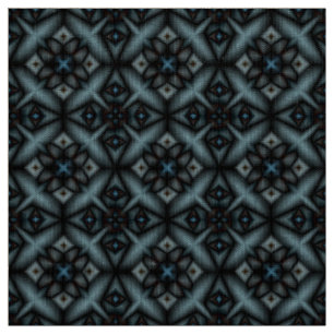 Tela elegante, geométrico, azul, negro, oriental,