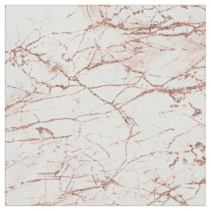 Tela Elegante marfil blanco falso rosa purpurina dorado