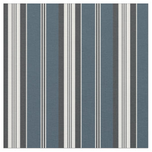 Tela Elegante Navy azul blanco franco tira de puntas