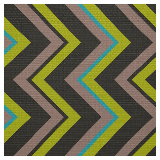 Tela Elegante patrón Chevron moderno Zigzag 2 (Retal)