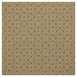 Tela Elegante patrón floral oriental tailandés estilo a