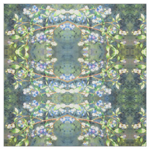 Tela Elegante pintura de color arándano azul