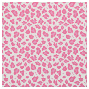 Tela Elegante rosa en la impresión de leopardo rosa