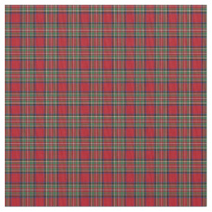 Tela Elegante Stewart Red Green Tartán
