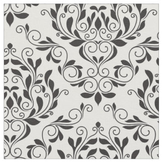 Tela Elegante Tejido de Damasco Floral