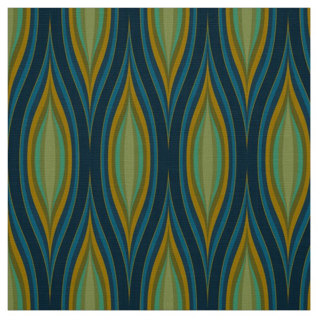 Tela elegante tejido retro de los años 70 (Retal)