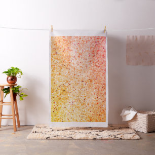 Tela Elegante textura de patrón Naranja retro Terrazzo