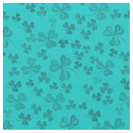 Tela Elegante Verde azulado Patrón Shamrock Cute & Boni