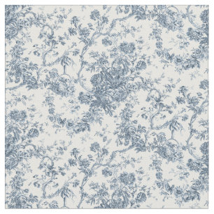 Tela Elegante Vintage francés grabado en toile floral-a