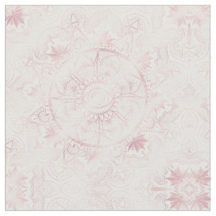 Tela Elegante White Rose Gold Oye Sun Moon Mandala