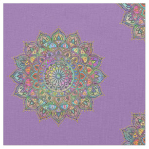 Tela Elegante y colorido Mandala estilo India 1