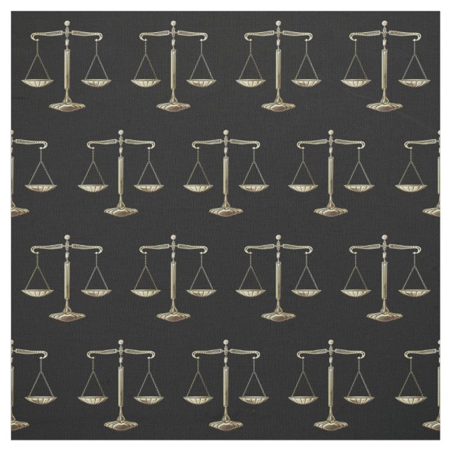 Tela Elegantes escalas de justicia| Abogado (Retal)