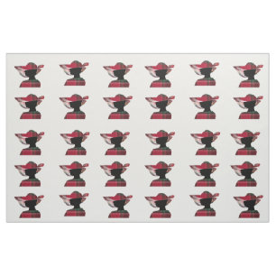 Tela Elegantes mujeres Gorra de silueta Madras con dise