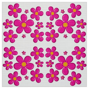 Tela Elemento rosado floral