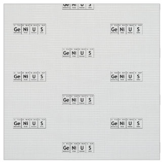 Tela Elementos de palabras de la tabla periódica de la