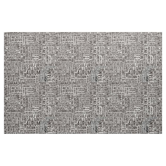 Tela Elementos químicos... (Yarda)