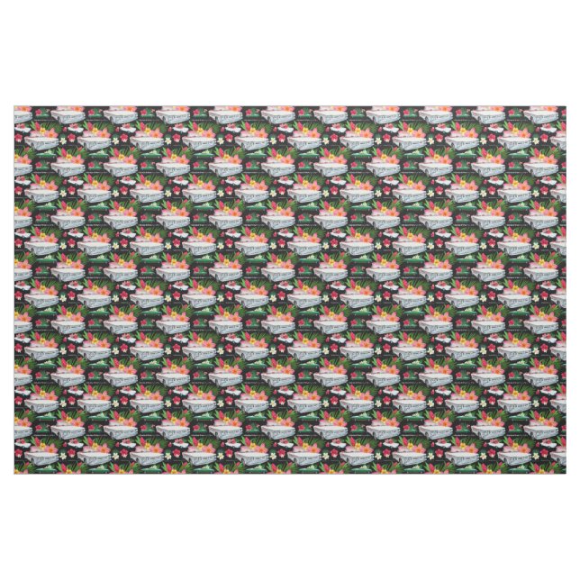 Tela EM Corvair convertible Tela-negro ("Cuarto gordo" (fat quarter))
