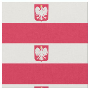 Tela Emblema de bandera polaca - Polska Polonia - Herb
