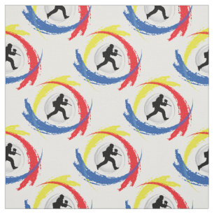 Tela Emblema tricolor del deporte de Paintball