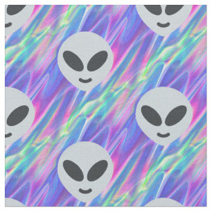 Tela emoji alienígena vaporwave