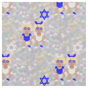 Tela emoji hanukkah de los oídos del conejito