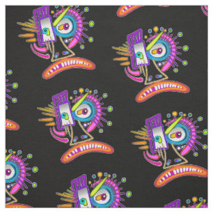 TELA EMOJI TRIBAL FROWNIE MEEMOGIE