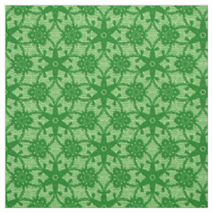 Tela Encaje antiguo impreso - esmeralda y verde lima