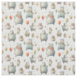 Tela Encantador Chunky: Whimsy Hippo