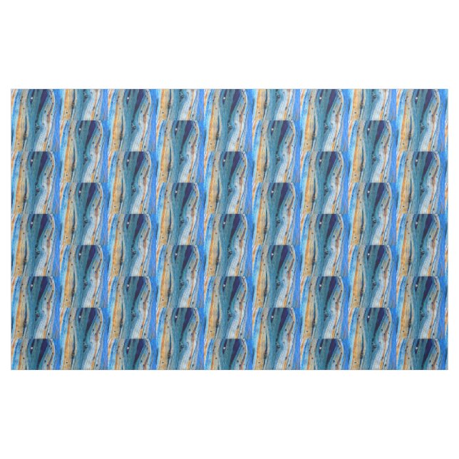 Tela enebro de agua azul ("Cuarto gordo" (fat quarter))
