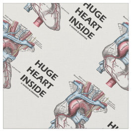 Tela Enorme corazón dentro del corazón de la anatomía m
