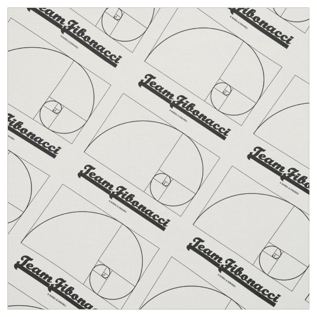 Tela Equipo Fibonacci (espiral de Fibonacci) (Retal)