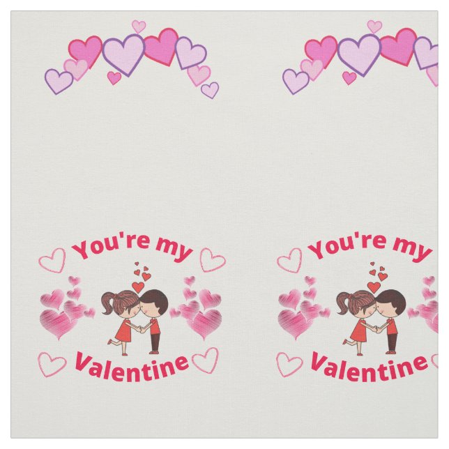 Tela Eres mi Valentine (Retal)