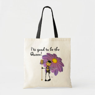 Tela ¡Es bueno ser la reina! - Bolso de la abeja reina
