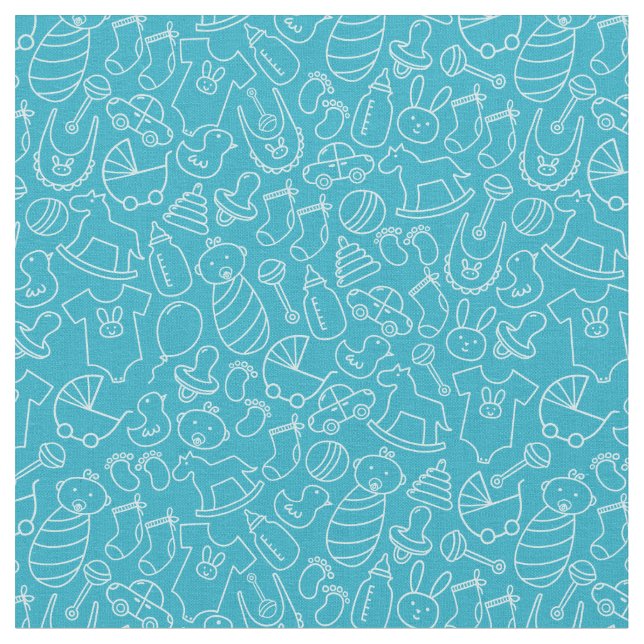 Tela Es un Baby Shower de Boy Blue (De cerca)