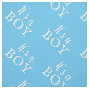 Tela Es un niño de la tipografía azul niño niño Bab