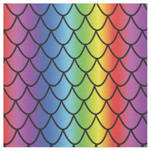 Tela Escalas arcoiris para cada sirena